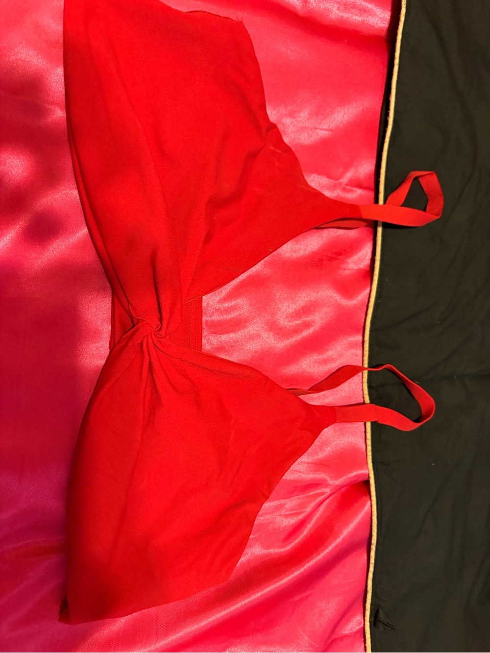 Red twist sports bra gymshark
